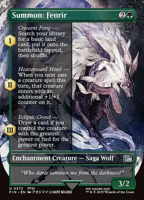 mtg fang final fantasy Magic The Gathering - Universes Beyond - (Melds with Vanille Fang, Fearless l'Cie Final Fantasy