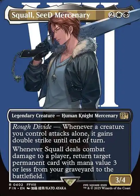 Magic The Gathering Final Fantasy Single Card Rare Squall, SeeD