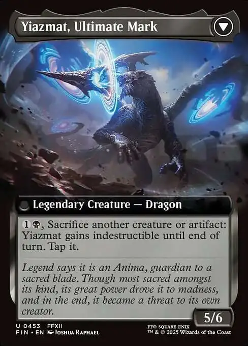 Magic The Gathering Final Fantasy Single Card Uncommon Sidequest Hunt the  Mark Yiazmat, Ultimate Mark 453 Extended Art FOIL - ToyWiz