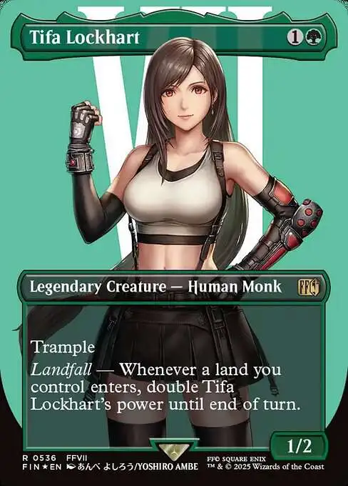 Magic The Gathering Final Fantasy Single Card Rare Tifa Lockhart