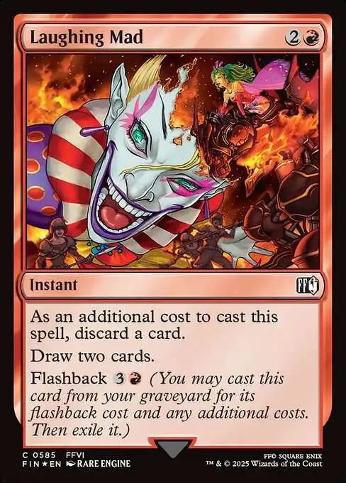 Magic The Gathering Final Fantasy Single Card Common Laughing Mad 585 Surge  Foil - ToyWiz