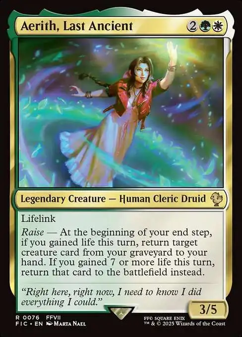 Magic The Gathering Final Fantasy Commander Single Card Rare