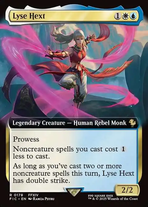 MtG Final Fantasy Commander Rare Lyse Hext #178 [Extended Art]