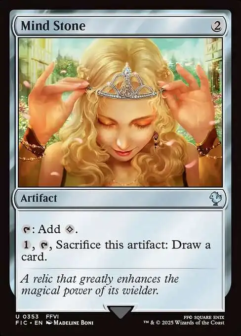 MtG Final Fantasy Commander Uncommon FOIL Mind Stone #353