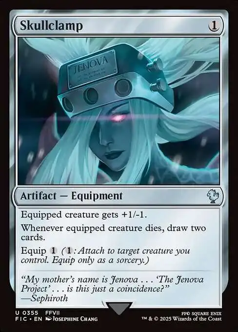 equipment final fantasy mtg Magic the Gathering (MTG) cards Limit Break Commander Deck create a 1/1 blue Fish creature token. Final Fantasy Commander