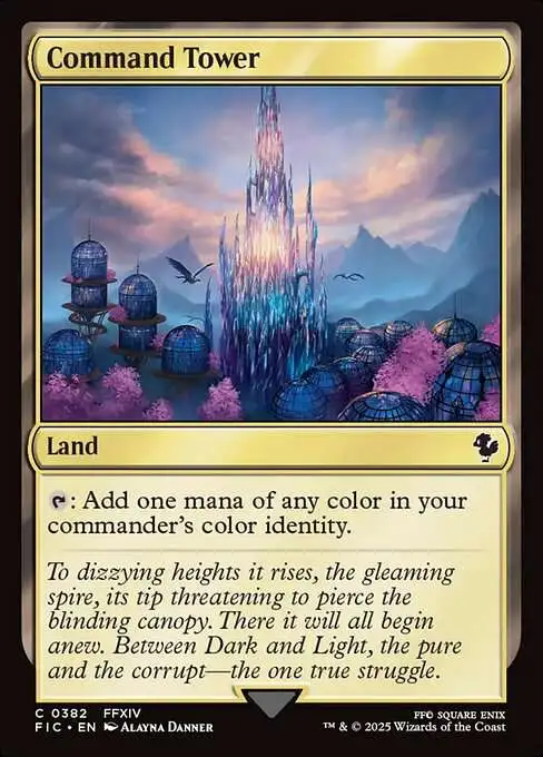 MtG Final Fantasy Commander Common Command Tower #382