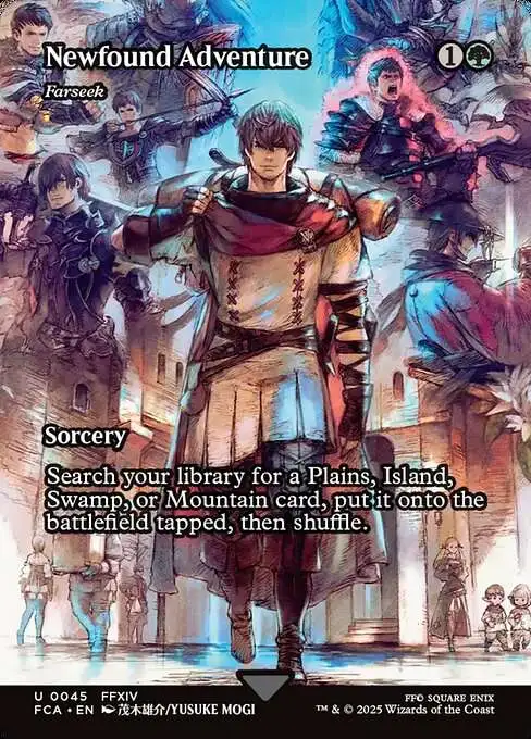 Magic The Gathering Final Fantasy Through the Ages Single Card Uncommon Newfound Adventure - Farseek 45 Showcase FOIL - ToyWiz Magic The Gathering Final Fantasy Through the Ages Single Card Uncommon Newfound Adventure - Farseek 45 Showcase FOIL - ToyWiz