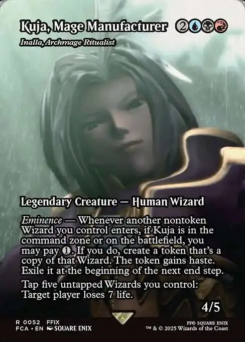 kuja final fantasy mtg Kuja, Genome Sorcerer MTG - Magic: The GatheringFINAL FANTASY #232 (English)