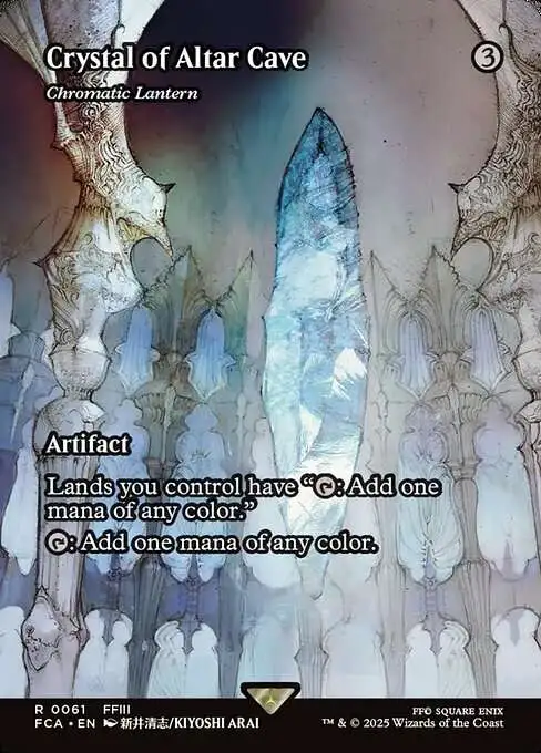 final fantasy mtg crystal cards The Darkness Crystal [335] [Borderless] [FINAL FANTASY] [Foil] – Face to  Face Games main image 1