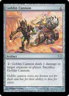 MtG Fifth Dawn Uncommon Goblin Cannon #125