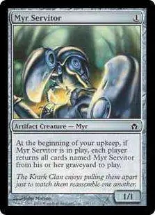 MtG Fifth Dawn Common Myr Servitor #139