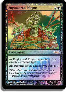 MtG Friday Night Magic Promo Engineered Plague [FNM 2007]