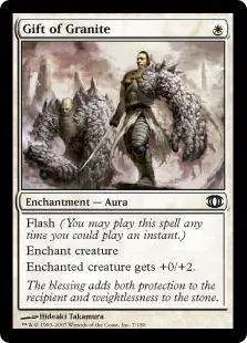MtG Trading Card Game Future Sight Common Gift of Granite #7