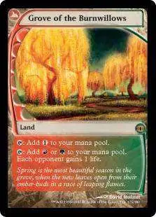 MtG Trading Card Game Future Sight Rare Grove of the Burnwillows #176