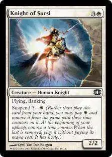 MtG Trading Card Game Future Sight Common Knight of Sursi #10