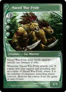 MtG Trading Card Game Future Sight Uncommon Nacatl War-Pride #147