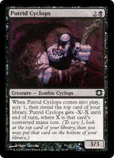 MtG Trading Card Game Future Sight Common Putrid Cyclops #75