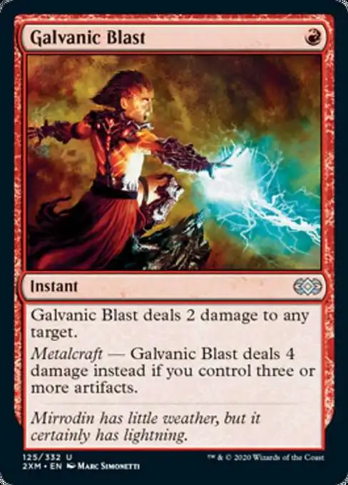 MtG Double Masters Uncommon Foil Galvanic Blast #125