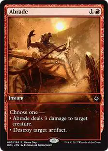 MtG Promo Cards Promo Abrade [Game Day]