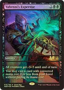 MtG Promo Cards Promo Yahenni's Expertise [Game Day]