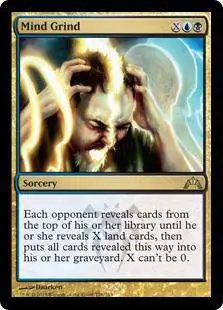 MtG Trading Card Game Gatecrash Rare Mind Grind #178