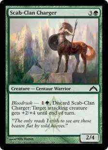 MtG Trading Card Game Gatecrash Common Foil Scab-Clan Charger #131