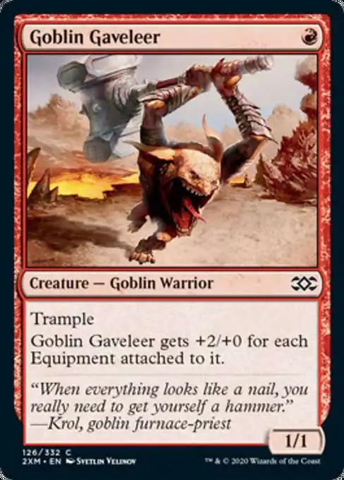 MtG Double Masters Common Goblin Gaveleer #126