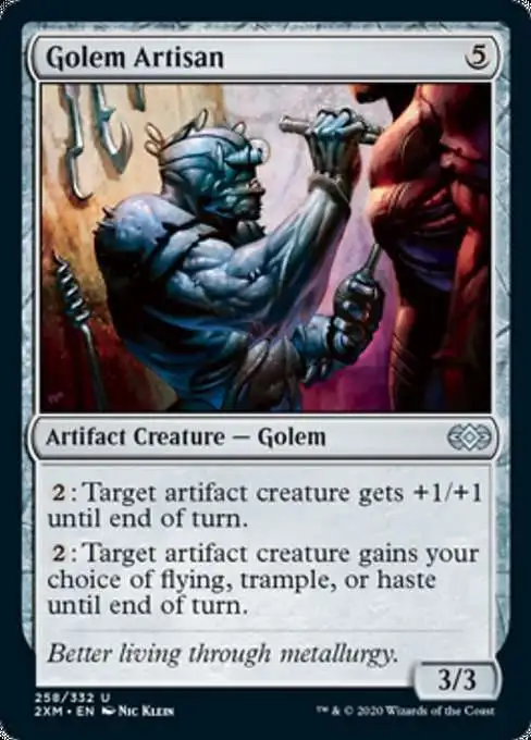 MtG Double Masters Uncommon Golem Artisan #258