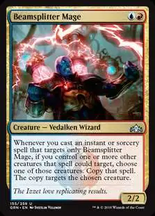 MtG Trading Card Game Guilds of Ravnica Uncommon Beamsplitter Mage #155