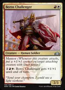 MtG Trading Card Game Guilds of Ravnica Uncommon Boros Challenger #156