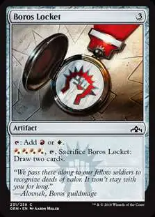 MtG Trading Card Game Guilds of Ravnica Common Boros Locket #231