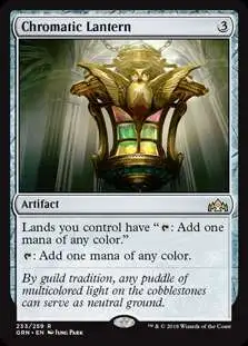 MtG Trading Card Game Guilds of Ravnica Rare Chromatic Lantern #233