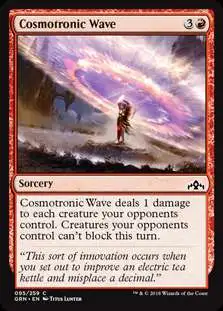 MtG Trading Card Game Guilds of Ravnica Common Cosmotronic Wave #95