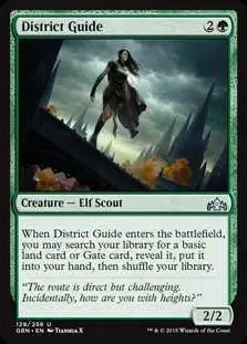 MtG Trading Card Game Guilds of Ravnica Uncommon District Guide #128