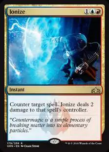 MtG Trading Card Game Guilds of Ravnica Rare Ionize #179