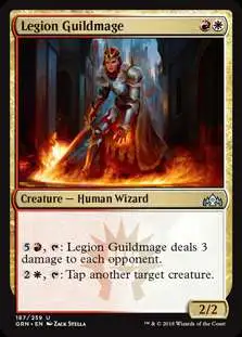 MtG Trading Card Game Guilds of Ravnica Uncommon Legion Guildmage #187