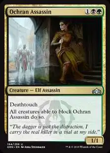 MtG Trading Card Game Guilds of Ravnica Uncommon Ochran Assassin #194