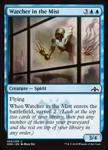 MtG Trading Card Game Guilds of Ravnica Common Watcher in the Mist #59