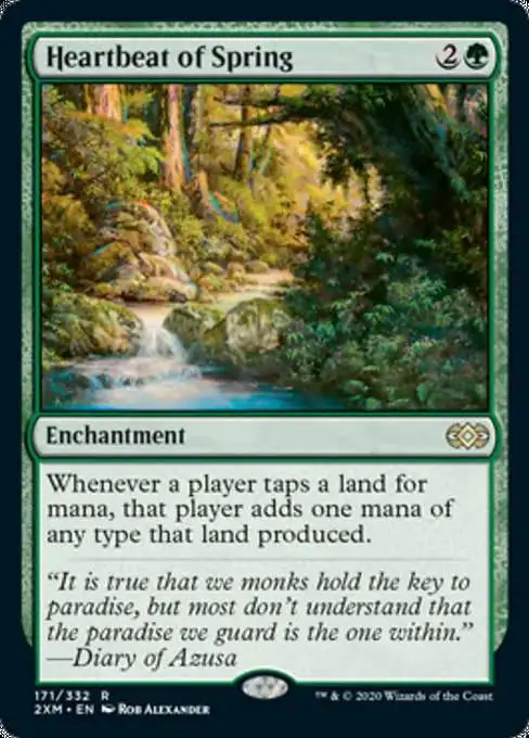 MtG Double Masters Rare Heartbeat of Spring #171