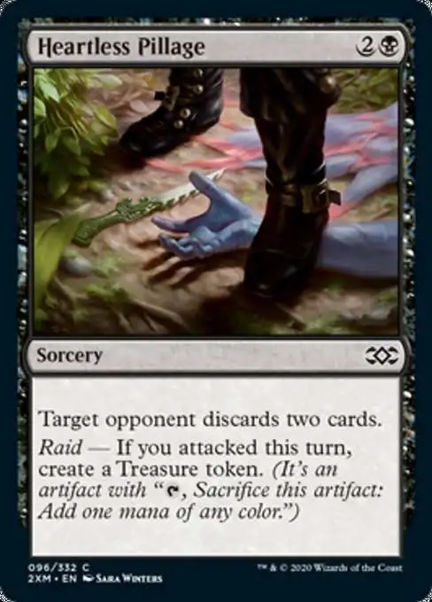 Magic The Gathering Double Masters Single Card Common Heartless Pillage 96  - ToyWiz