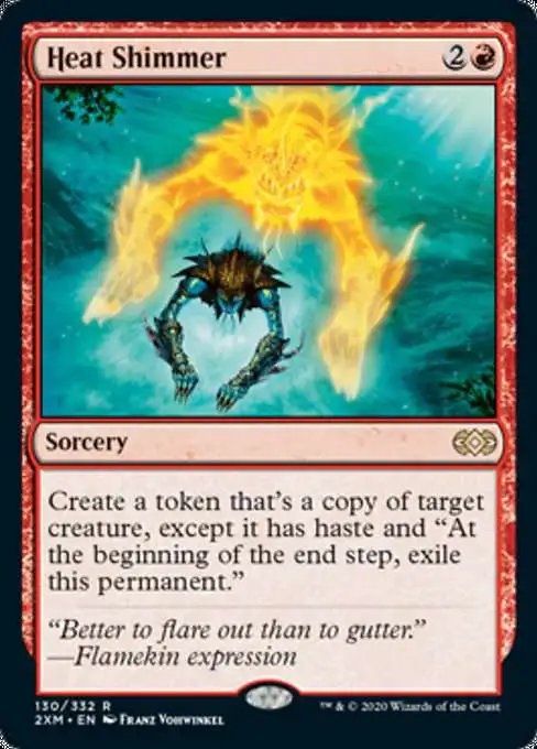 MtG Double Masters Rare Heat Shimmer #130