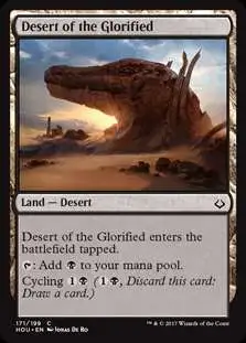 MtG Hour of Devastation Common Foil Desert of the Glorified #171