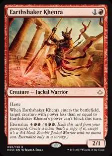 MtG Hour of Devastation Rare Earthshaker Khenra #90