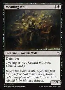 MtG Hour of Devastation Common Moaning Wall #72