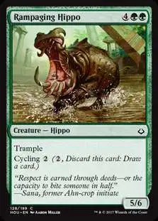 MtG Hour of Devastation Common Rampaging Hippo #128