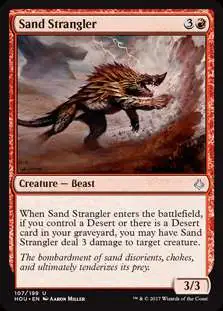 MtG Hour of Devastation Uncommon Sand Strangler #107