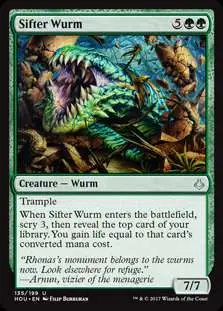 MtG Hour of Devastation Uncommon Sifter Wurm #135