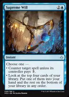 MtG Hour of Devastation Uncommon Supreme Will #49