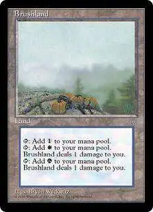 MtG Ice Age Rare Brushland