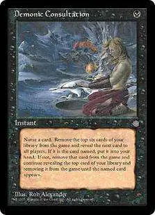 MtG Ice Age Uncommon Demonic Consultation